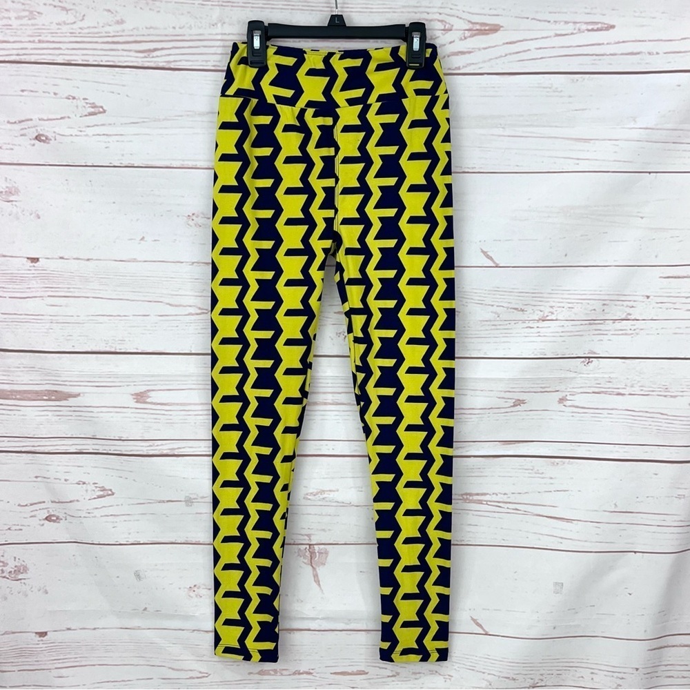 Luluroe Buttery Soft O/S Leggings Michigan Wolverines University U of M
